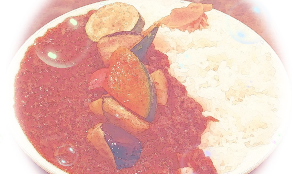 S&Fの社食のカレーをイメージした画像です。